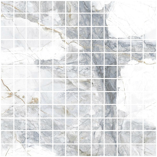 Мозаика Art Stone, Белый, Серый, PSA 6014 FM1
