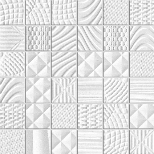 Мозаика Structure, Белый, SMR 334801 W